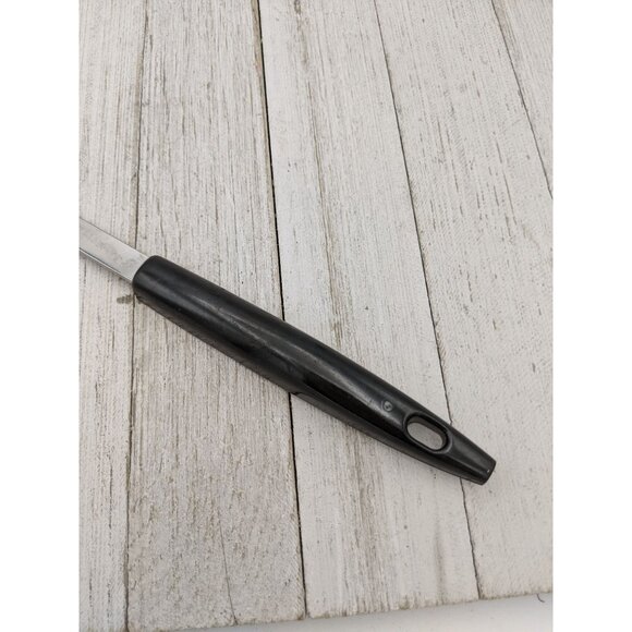 Fruit Handle #5 Stainless Steel Wide Meat Fork 12" USA Vintage - Picture 5 of 7